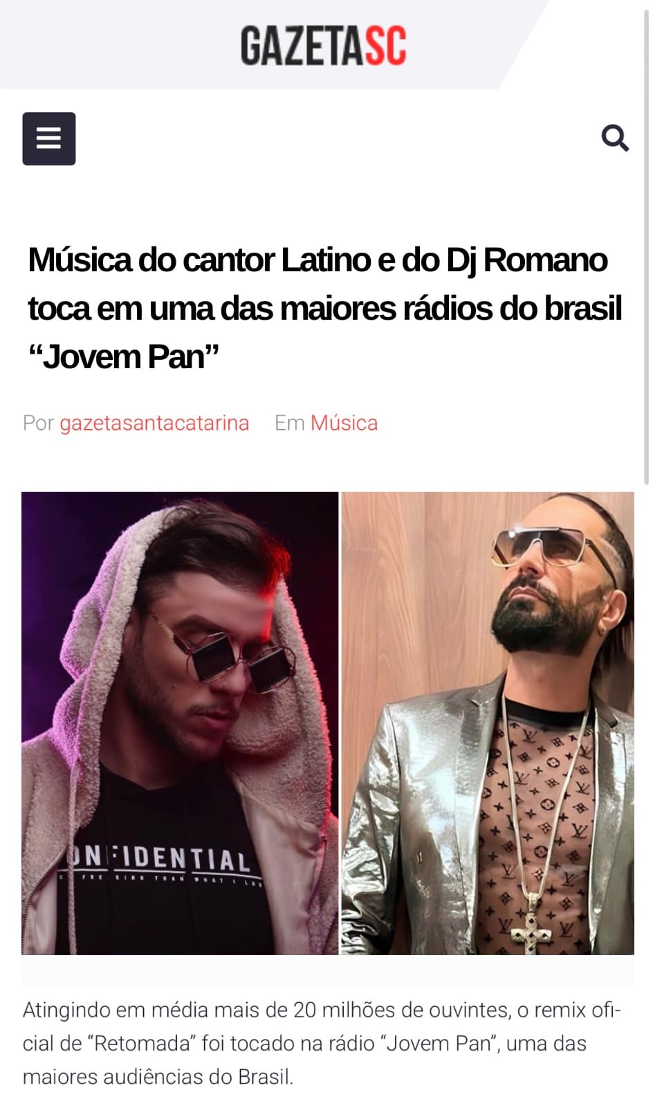 Matéria na mídia 4