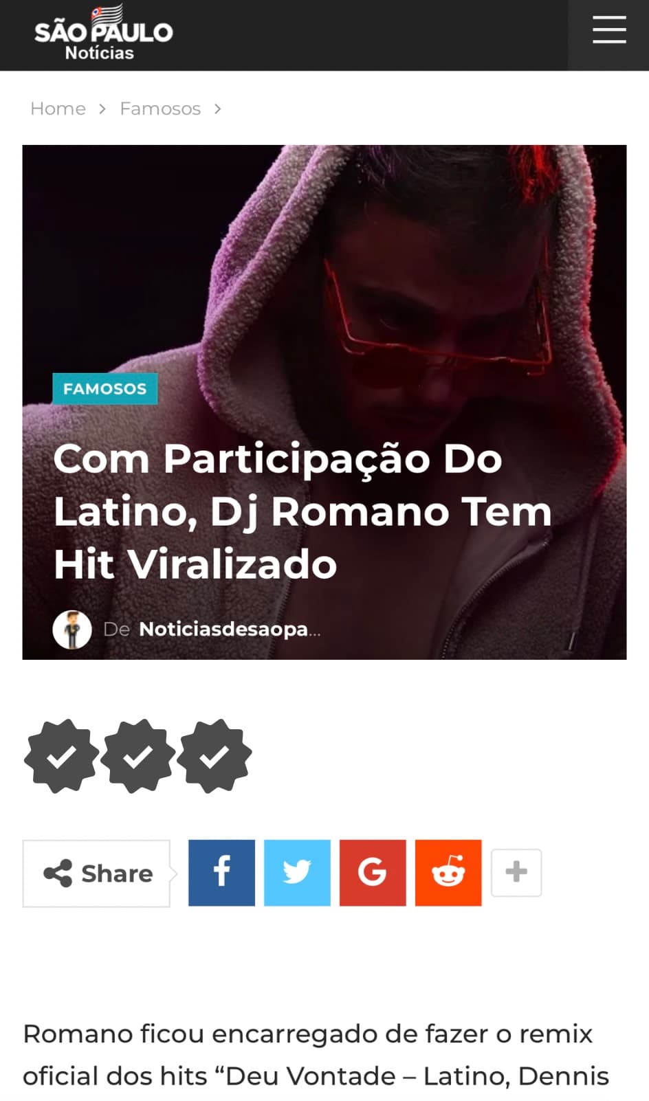 Matéria na mídia 3